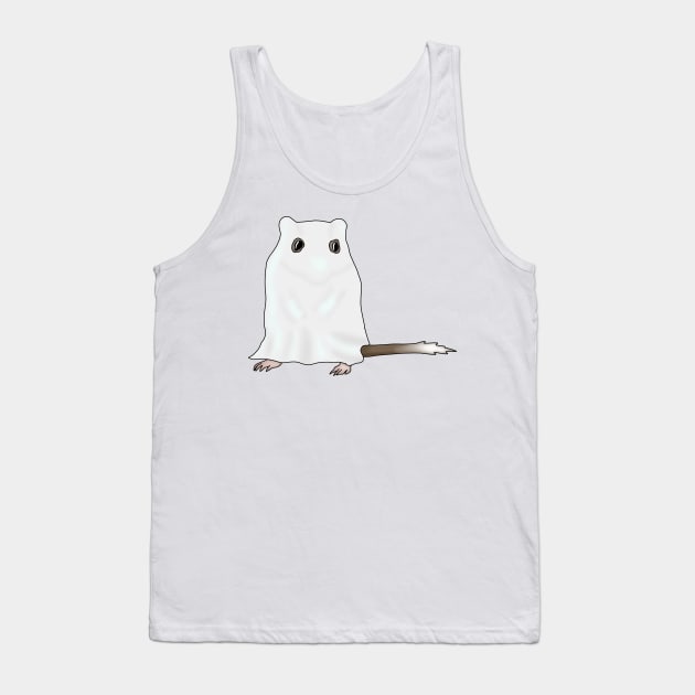 Gerboo (cute gerbil ghost) Tank Top by Becky-Marie